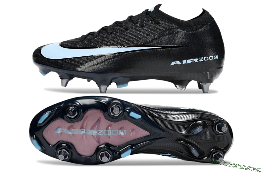 Nike Air Zoom Mercurial Vapor 16 Elite SG Soft Ground Soccer Cleats - Black/Jade 0