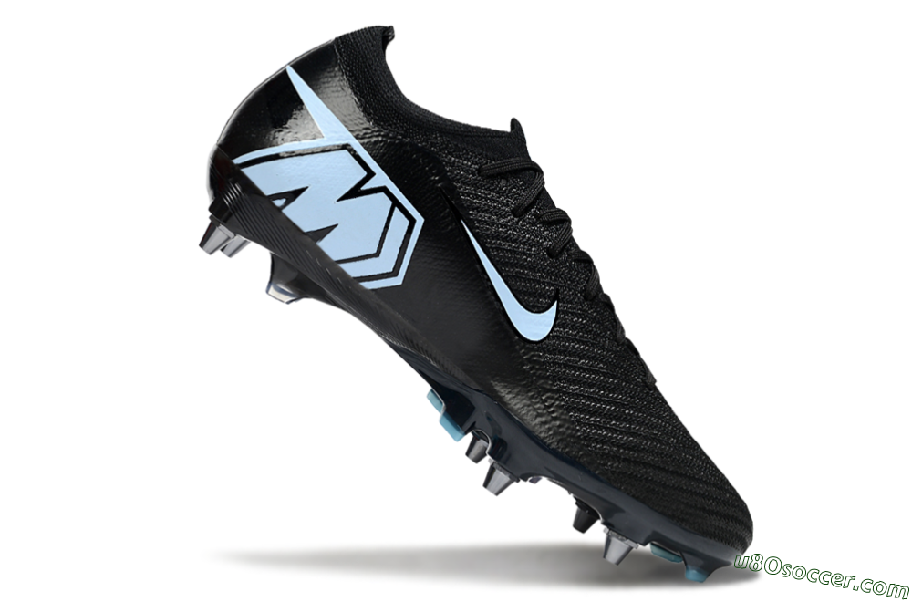Nike Air Zoom Mercurial Vapor 16 Elite SG Soft Ground Soccer Cleats - Black/Jade 4