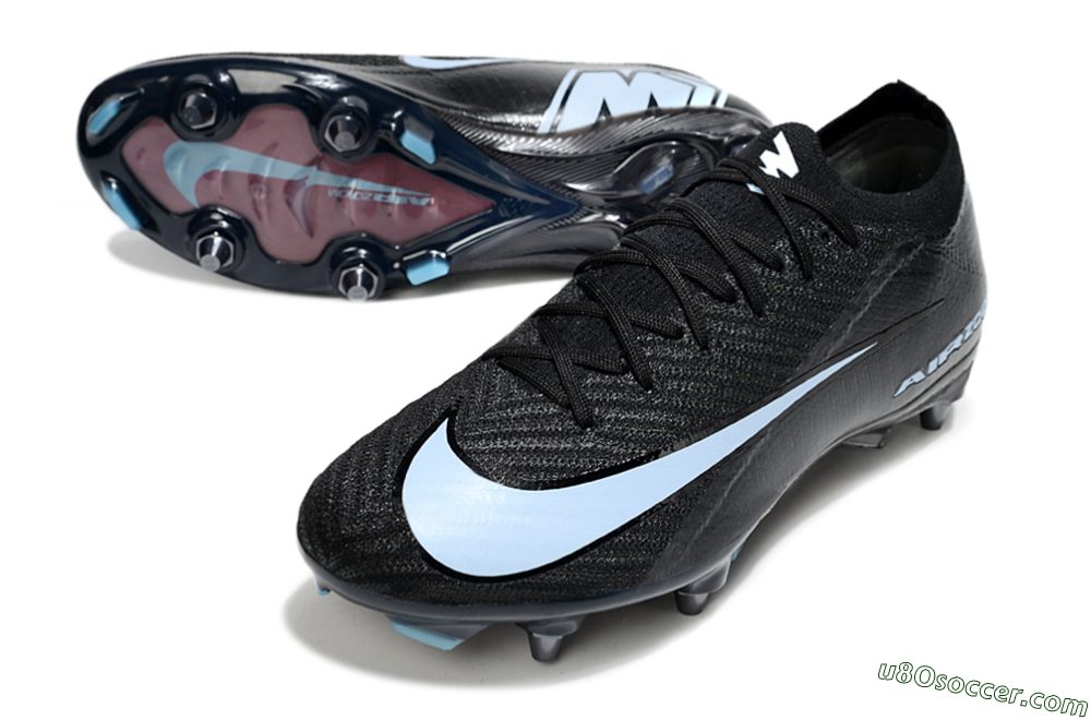 Nike Air Zoom Mercurial Vapor 16 Elite SG Soft Ground Soccer Cleats - Black/Jade 3