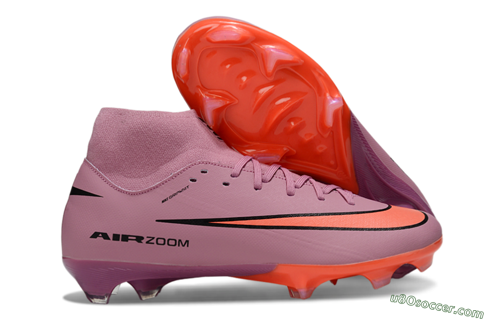 Nike Air Zoom Mercurial Superfly 10 Academy FG Firm Ground Soccer Cleats - Red/Black/White 1