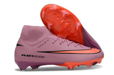 Nike Air Zoom Mercurial Superfly 10 Academy FG Firm Ground Soccer Cleats - Red/Black/White