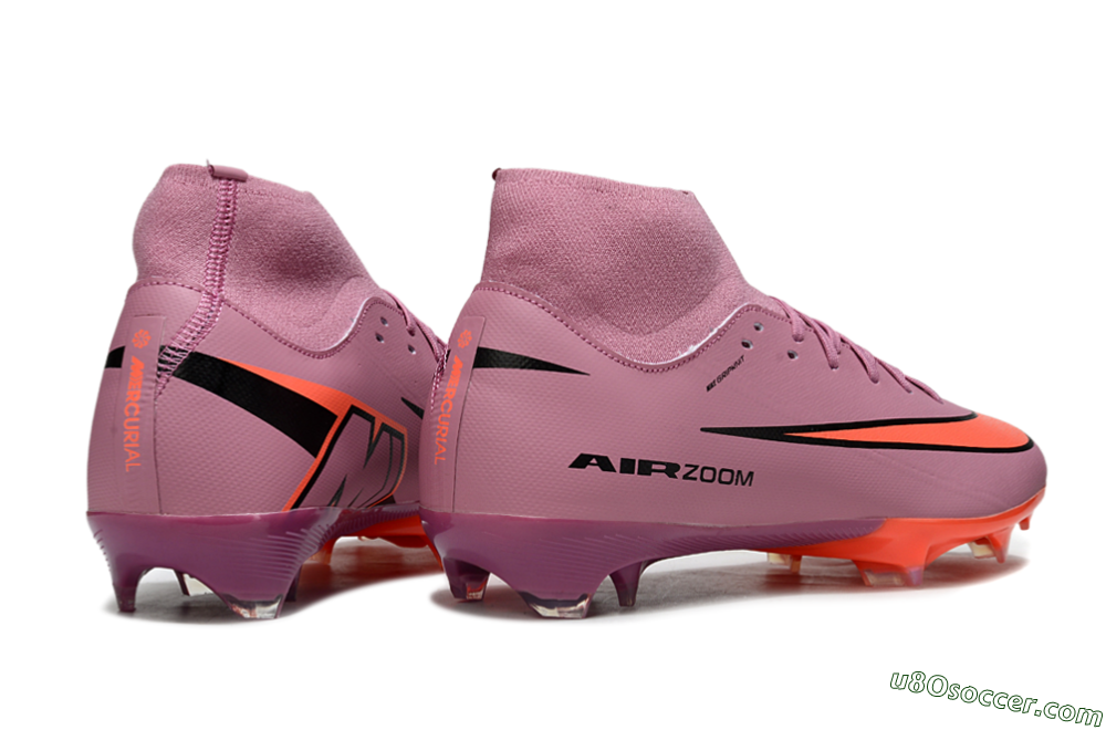 Nike Air Zoom Mercurial Superfly 10 Academy FG Firm Ground Soccer Cleats - Red/Black/White 6