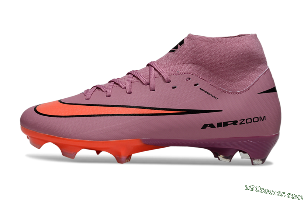 Nike Air Zoom Mercurial Superfly 10 Academy FG Firm Ground Soccer Cleats - Red/Black/White 2