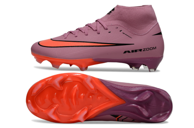 Nike Air Zoom Mercurial Superfly 10 Academy FG Firm Ground Soccer Cleats - Red/Black/White