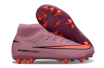 Nike Air Zoom Mercurial Superfly 10 Academy AG Artificial Grass Soccer Cleats - Red/Black/White
