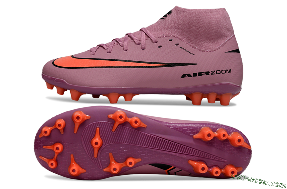 Nike Air Zoom Mercurial Superfly 10 Academy AG Artificial Grass Soccer Cleats - Red/Black/White 0