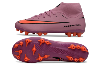 Nike Air Zoom Mercurial Superfly 10 Academy AG Artificial Grass Soccer Cleats - Red/Black/White