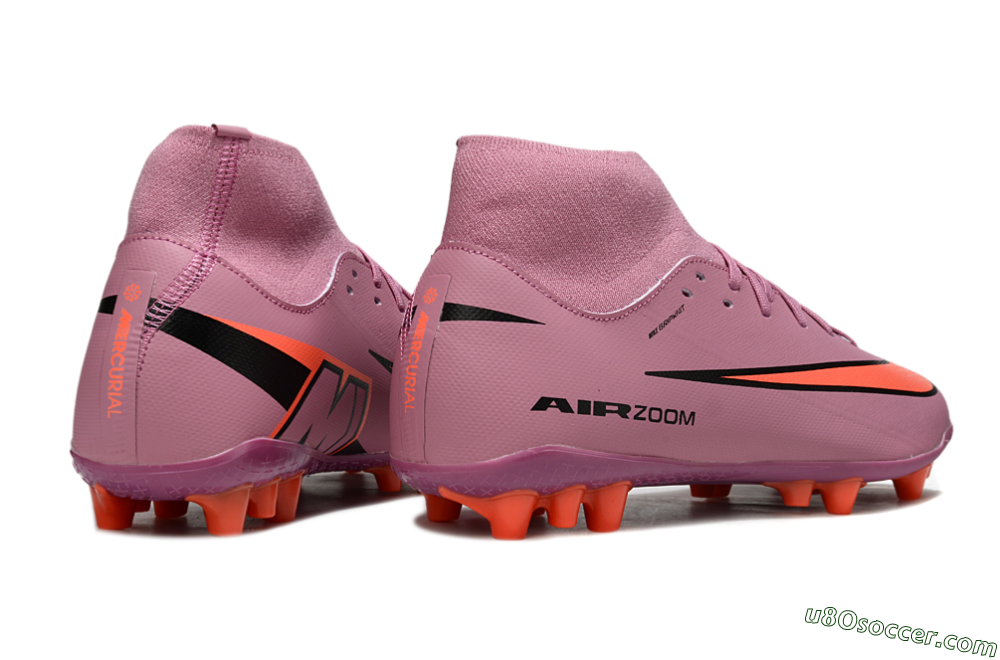 Nike Air Zoom Mercurial Superfly 10 Academy AG Artificial Grass Soccer Cleats - Red/Black/White 6