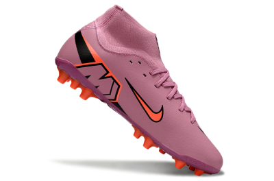 Nike Air Zoom Mercurial Superfly 10 Academy AG Artificial Grass Soccer Cleats - Red/Black/White
