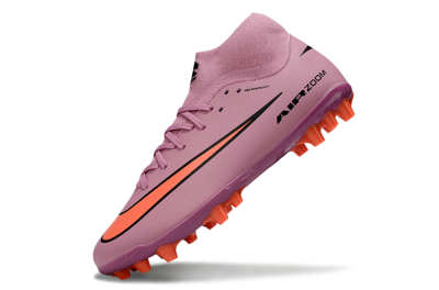 Nike Air Zoom Mercurial Superfly 10 Academy AG Artificial Grass Soccer Cleats - Red/Black/White
