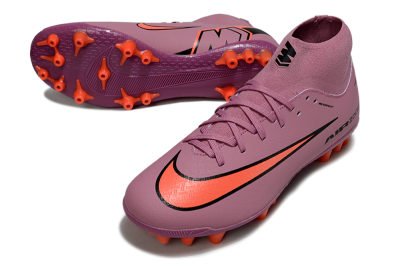 Nike Air Zoom Mercurial Superfly 10 Academy AG Artificial Grass Soccer Cleats - Red/Black/White