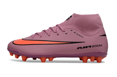 Nike Air Zoom Mercurial Superfly 10 Academy AG Artificial Grass Soccer Cleats - Red/Black/White