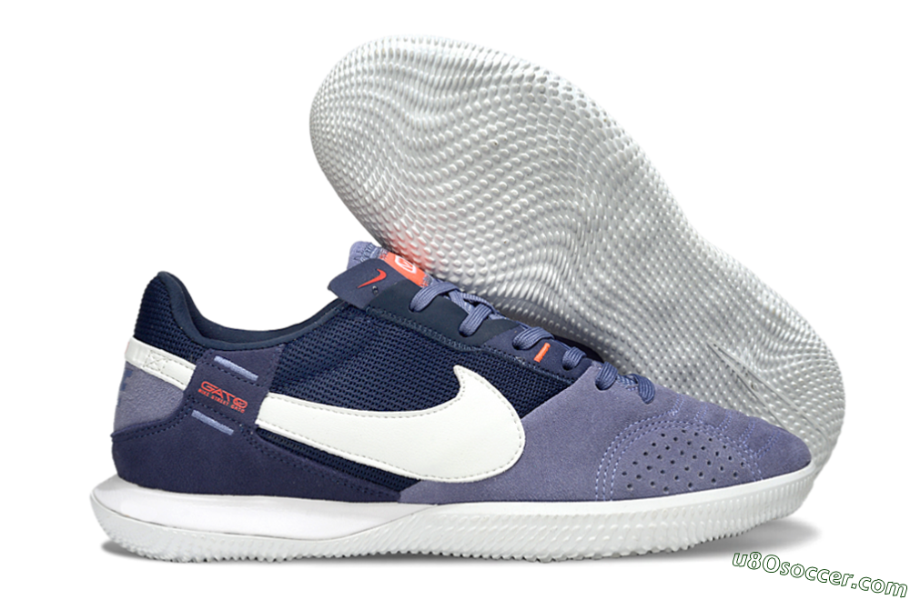 Nike Street Gato IC Indoor & Futsal Soccer Shoes - Purple/Blue/White 1