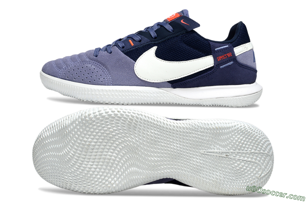 Nike Street Gato IC Indoor & Futsal Soccer Shoes - Purple/Blue/White 0