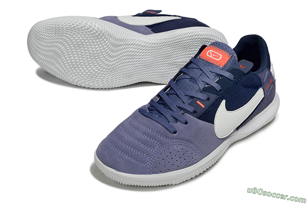 Nike Street Gato IC Indoor & Futsal Soccer Shoes - Purple/Blue/White 3
