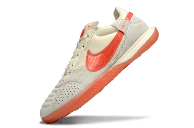 Nike Street Gato IC Indoor & Futsal Soccer Shoes - Beige/Grey/Red