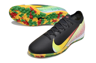 Nike Air Zoom Mercurial Vapor 16 Elite TF Artificial Turf Soccer Shoes - Black/Yellow/Red