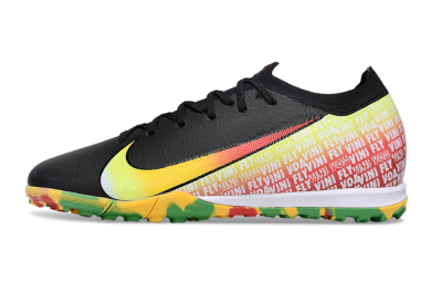 Nike Air Zoom Mercurial Vapor 16 Elite TF Artificial Turf Soccer Shoes - Black/Yellow/Red