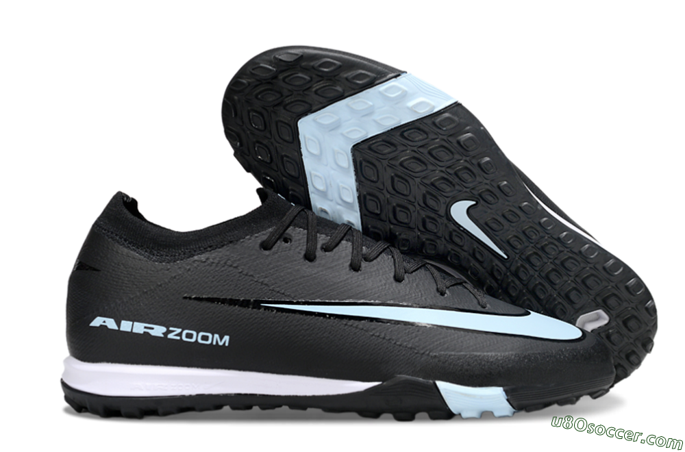 Nike Air Zoom Mercurial Vapor 16 Elite TF Artificial Turf Soccer Shoes - Black/Jade/White 1