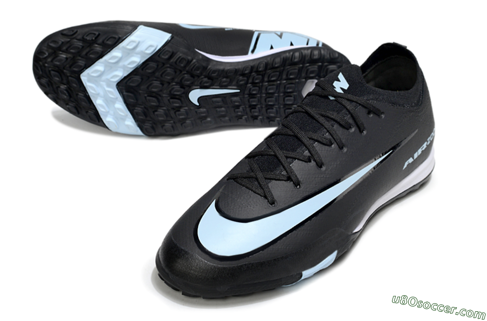 Nike Air Zoom Mercurial Vapor 16 Elite TF Artificial Turf Soccer Shoes - Black/Jade/White 3