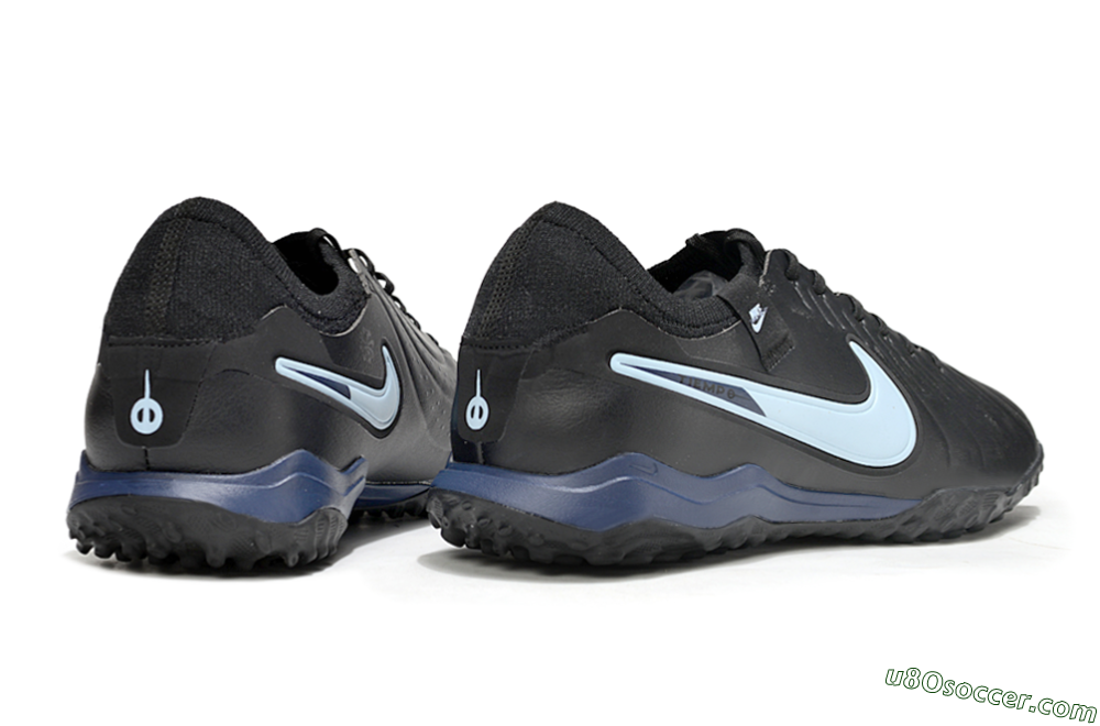 Nike Tiempo Legend 10 Pro TF Artificial Turf Soccer Shoes - Black/Jade/Blue 6
