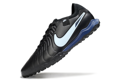 Nike Tiempo Legend 10 Pro TF Artificial Turf Soccer Shoes - Black/Jade/Blue
