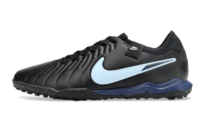 Nike Tiempo Legend 10 Pro TF Artificial Turf Soccer Shoes - Black/Jade/Blue
