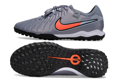 Nike Tiempo Legend 10 Pro TF Artificial Turf Soccer Shoes - Blue/Jade/Red