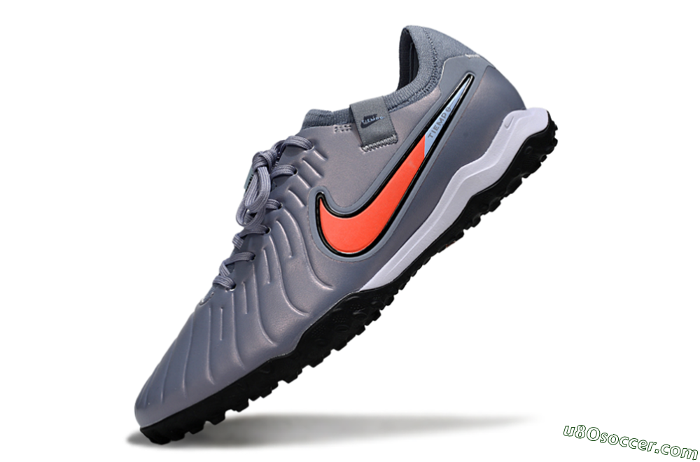Nike Tiempo Legend 10 Pro TF Artificial Turf Soccer Shoes - Blue/Jade/Red 5