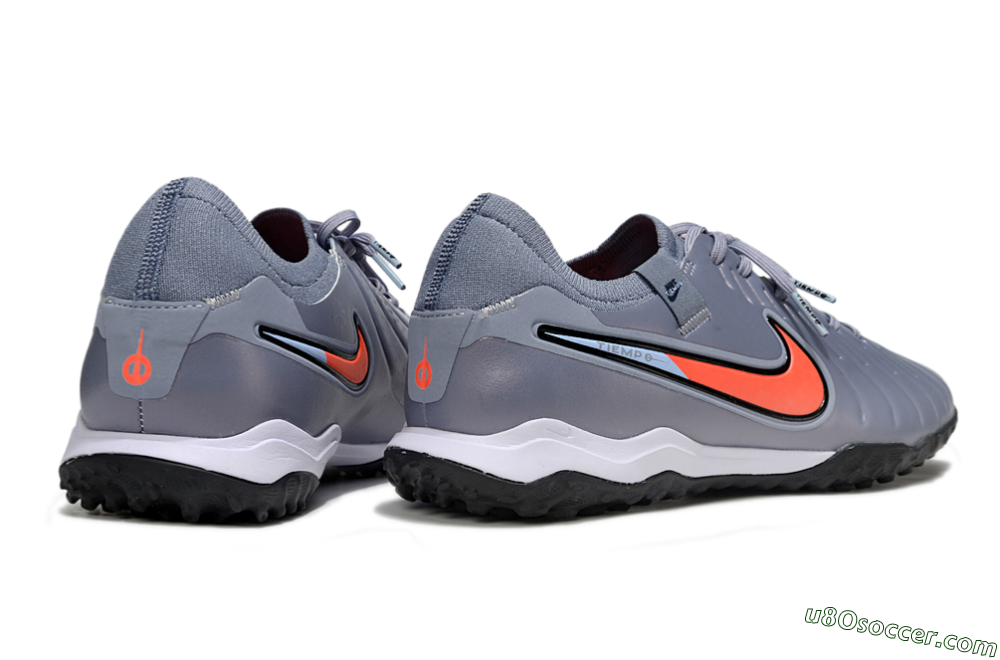 Nike Tiempo Legend 10 Pro TF Artificial Turf Soccer Shoes - Blue/Jade/Red 6