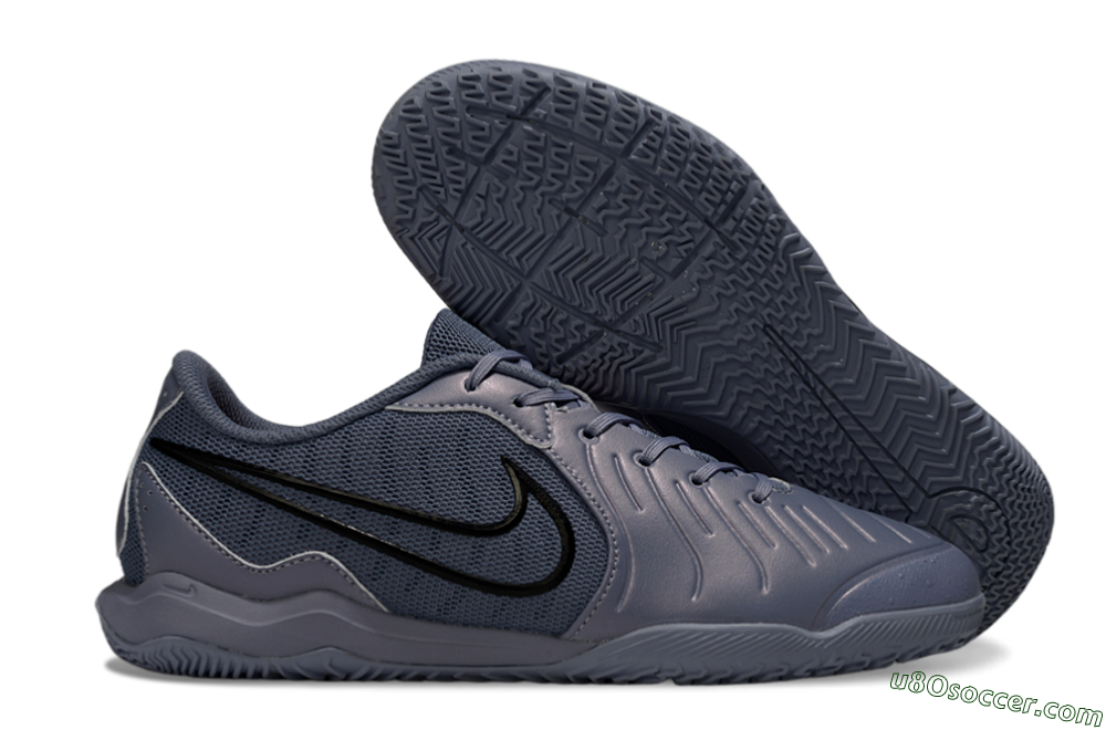 Nike Tiempo Legend 10 Academy IC Indoor & Futsal Soccer Shoes - Blue/Black/Jade 1