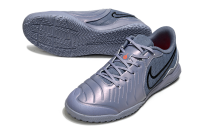 Nike Tiempo Legend 10 Academy IC Indoor & Futsal Soccer Shoes - Blue/Black/Jade