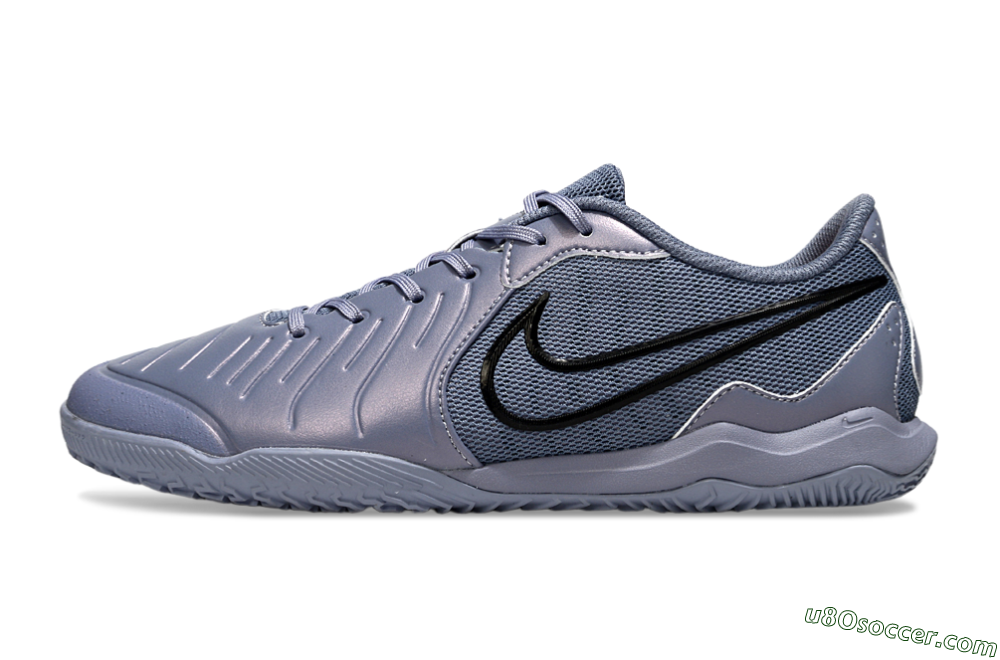 Nike Tiempo Legend 10 Academy IC Indoor & Futsal Soccer Shoes - Blue/Black/Jade 2