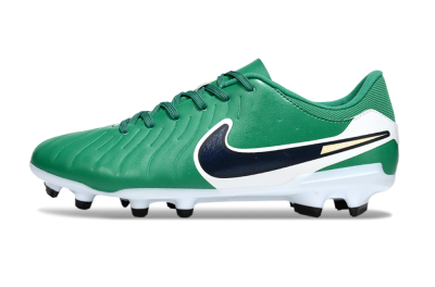 Nike Tiempo Legend 10 Academy FG Firm Ground Soccer Cleats - Green/Blue/Yellow