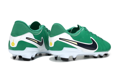 Nike Tiempo Legend 10 Academy FG Firm Ground Soccer Cleats - Green/Blue/Yellow