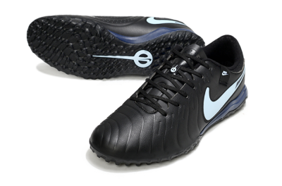 Nike Tiempo Legend 10 Academy TF Artificial Turf Soccer Shoes - Black/Jade
