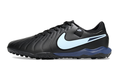 Nike Tiempo Legend 10 Academy TF Artificial Turf Soccer Shoes - Black/Jade