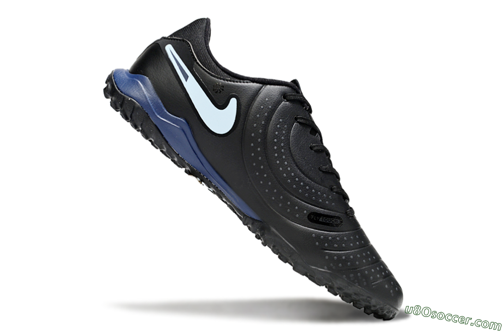 Nike Tiempo Legend 10 Academy TF Artificial Turf Soccer Shoes - Black/Jade 4