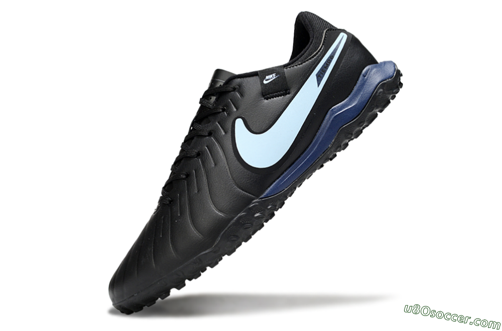 Nike Tiempo Legend 10 Academy TF Artificial Turf Soccer Shoes - Black/Jade 5