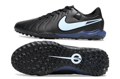 Nike Tiempo Legend 10 Academy TF Artificial Turf Soccer Shoes - Black/Jade