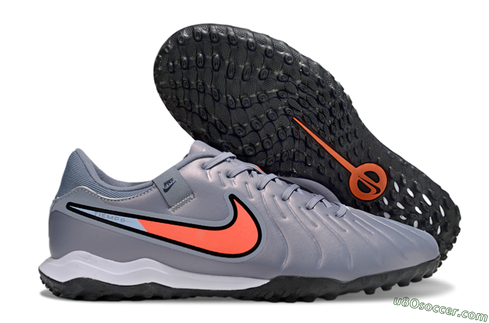 Nike Tiempo Legend 10 Academy TF Artificial Turf Soccer Shoes - Blue/Jade/Red 1