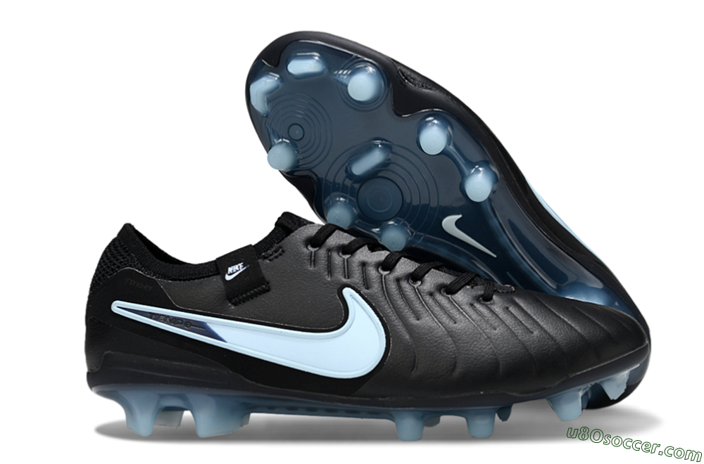 Nike Tiempo Legend 10 Elite FG Firm Ground Soccer Cleats - Black/Jade 1