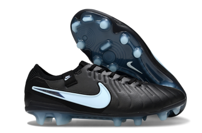 Nike Tiempo Legend 10 Elite FG Firm Ground Soccer Cleats - Black/Jade