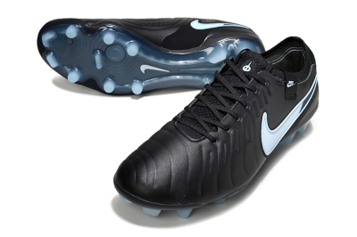 Nike Tiempo Legend 10 Elite FG Firm Ground Soccer Cleats - Black/Jade
