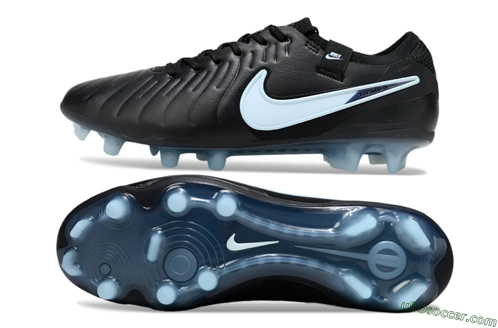 Nike Tiempo Legend 10 Elite FG Firm Ground Soccer Cleats - Black/Jade 0