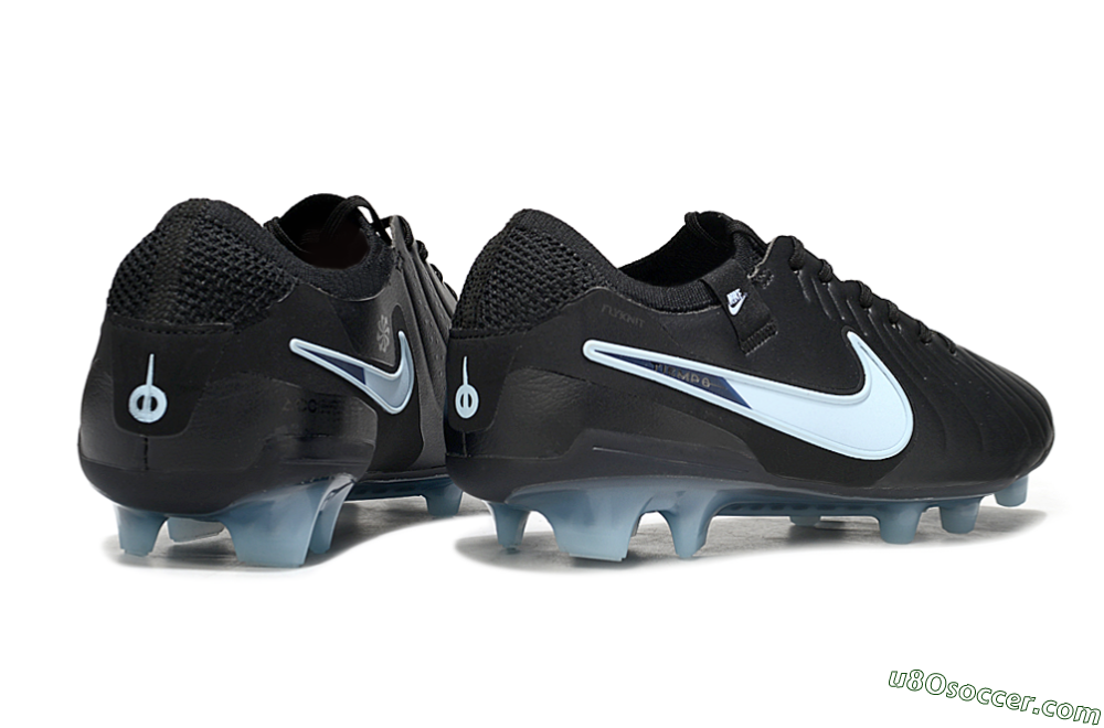 Nike Tiempo Legend 10 Elite FG Firm Ground Soccer Cleats - Black/Jade 6