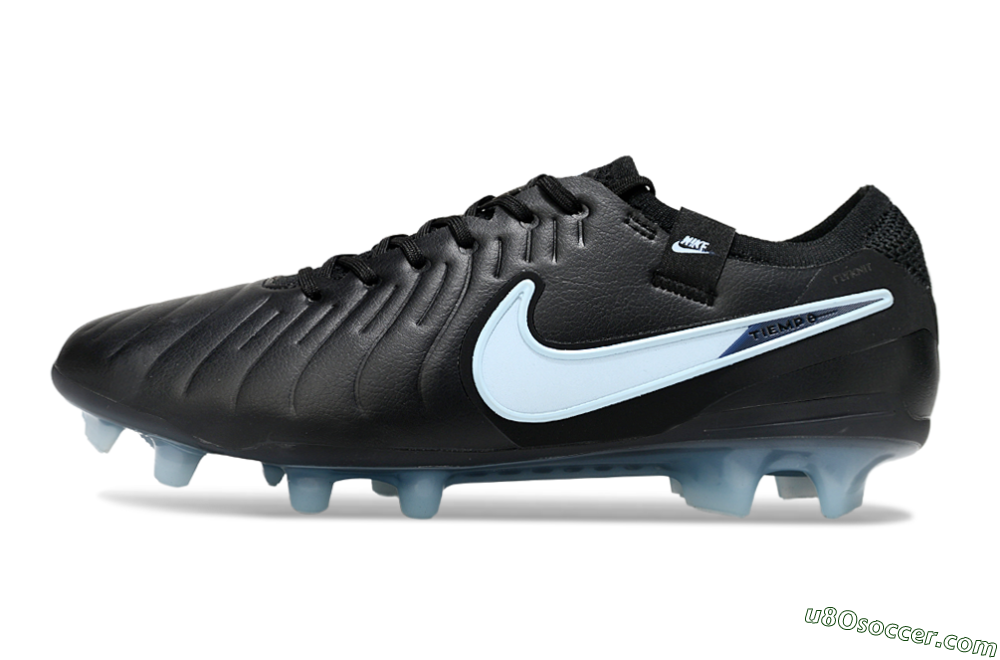 Nike Tiempo Legend 10 Elite FG Firm Ground Soccer Cleats - Black/Jade 2