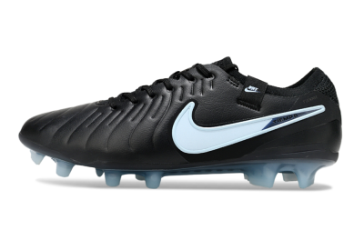 Nike Tiempo Legend 10 Elite FG Firm Ground Soccer Cleats - Black/Jade