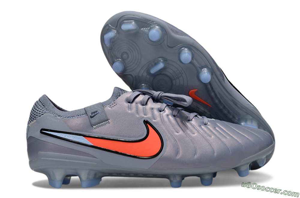 Nike Tiempo Legend 10 Elite FG Firm Ground Soccer Cleats - Blue/Jade/Red 1