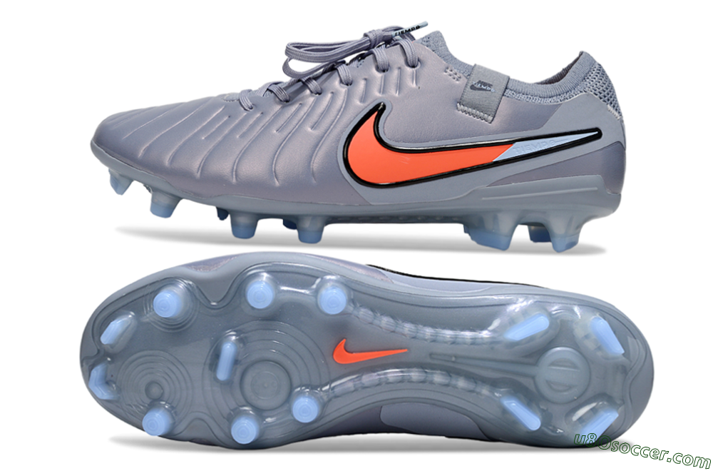 Nike Tiempo Legend 10 Elite FG Firm Ground Soccer Cleats - Blue/Jade/Red 0